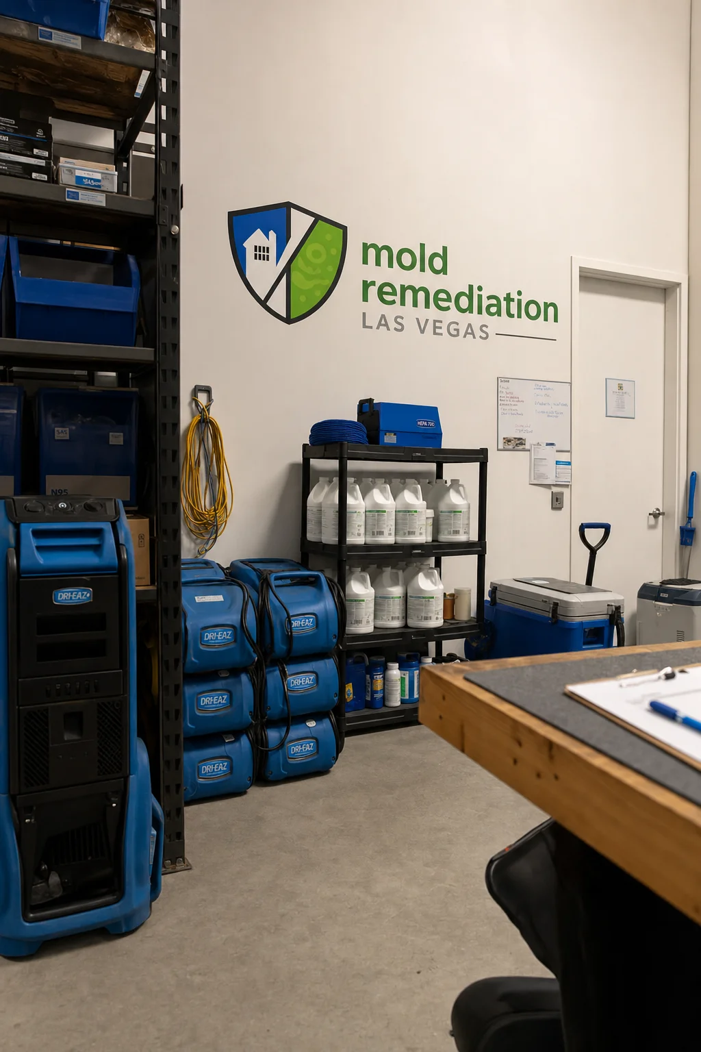 Mold Remediation Las Vegas - Workspace Interior